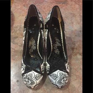 Naughty Monkey Floral Heels